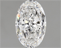 Natural Diamond 1.01 Carats, Oval with  Cut, D Color, VS1 Clarity and Certified by GIA