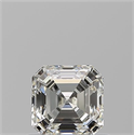 Natural Diamond 0.72 Carats, Asscher with  Cut, I Color, VVS1 Clarity and Certified by GIA