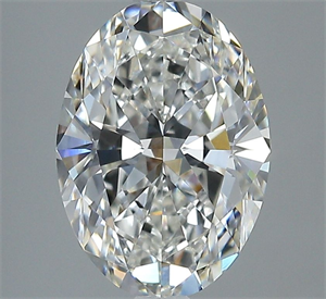 Picture of Natural Diamond 2.50 Carats, Oval with  Cut, G Color, VVS2 Clarity and Certified by GIA