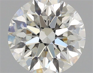 Picture of Natural Diamond 0.71 Carats, Round with Very Good Cut, I Color, VVS1 Clarity and Certified by GIA