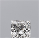 Natural Diamond 0.24 Carats, Princess with  Cut, D Color, VS1 Clarity and Certified by GIA