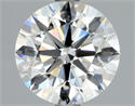Natural Diamond 2.18 Carats, Round with Excellent Cut, G Color, SI1 Clarity and Certified by GIA