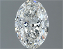 Diamante Natural 0.81 quilates, Ovalado , Color G, claridad VS2 y certificado GIA