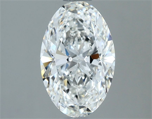 Picture of Natural Diamond 1.30 Carats, Oval with  Cut, F Color, VS1 Clarity and Certified by GIA