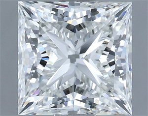 Picture of Natural Diamond 2.02 Carats, Princess with  Cut, H Color, VS1 Clarity and Certified by IGI
