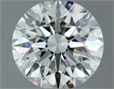 Natural Diamond 0.80 Carats, Round with Excellent Cut, F Color, VVS2 Clarity and Certified by IGI