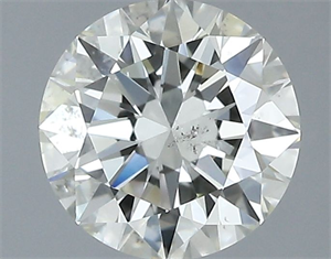 Picture of Natural Diamond 1.00 Carats, Round with Excellent Cut, L Color, SI2 Clarity and Certified by GIA