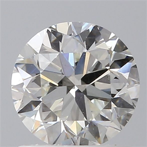 Picture of Natural Diamond 0.90 Carats, Round with Very Good Cut, H Color, SI2 Clarity and Certified by GIA