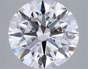 Picture of Lab Grown Diamond 2.78 Carats, Round with Ideal Cut, E Color, VVS1 Clarity and Certified by IGI