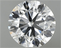 Diamante Natural 0.80 quilates, Redondo , Color D, claridad VS2 y certificado GIA