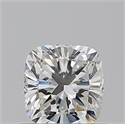 Natural Diamond 0.52 Carats, Cushion with  Cut, H Color, VS1 Clarity and Certified by GIA