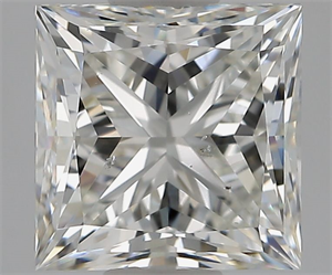 Foto Diamante Natural 2.01 quilates, Princesa , Color H, claridad SI1 y certificado GIA de