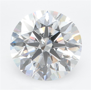 Picture of Lab Grown Diamond 4.09 Carats, Round with Excellent Cut, D Color, VVS1 Clarity and Certified by GIA