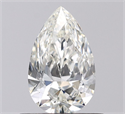 Natural Diamond 0.60 Carats, Pear with  Cut, J Color, VVS1 Clarity and Certified by GIA