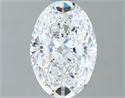 Natural Diamond 1.31 Carats, Oval with  Cut, E Color, VS1 Clarity and Certified by GIA