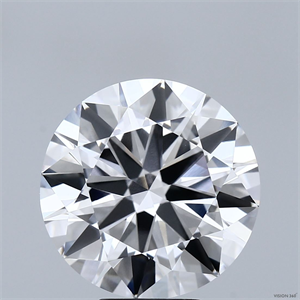 Picture of Lab Grown Diamond 7.57 Carats, Round with Excellent Cut, E Color, VVS2 Clarity and Certified by IGI