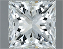 Natural Diamond 1.00 Carats, Princess with  Cut, H Color, IF Clarity and Certified by IGI
