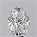 Diamante Natural 0.71 quilates, Ovalado , Color D, claridad VVS1 y certificado GIA