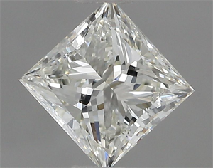 Picture of Natural Diamond 0.70 Carats, Princess with  Cut, J Color, VS2 Clarity and Certified by GIA