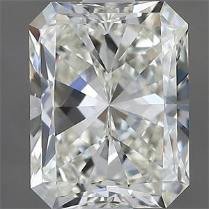 Picture of Natural Diamond 1.40 Carats, Radiant with  Cut, J Color, VS2 Clarity and Certified by GIA