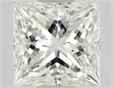 Diamante Natural 0.55 quilates, Princesa , Color H, claridad IF y certificado GIA