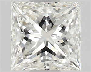 Foto Diamante Natural 0.55 quilates, Princesa , Color H, claridad IF y certificado GIA de