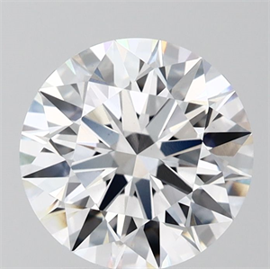 Picture of Lab Grown Diamond 2.57 Carats, Round with Ideal Cut, D Color, VS1 Clarity and Certified by IGI