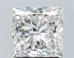 Foto Diamante Natural 1.74 quilates, Princesa , Color I, claridad VS2 y certificado GIA de