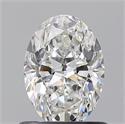 Natural Diamond 0.74 Carats, Oval with  Cut, E Color, VS1 Clarity and Certified by GIA