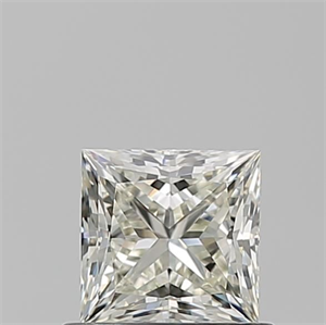 Picture of Natural Diamond 0.70 Carats, Princess with  Cut, L Color, VVS2 Clarity and Certified by GIA