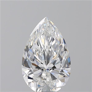 Picture of Natural Diamond 4.53 Carats, Pear with  Cut, E Color, VS1 Clarity and Certified by GIA