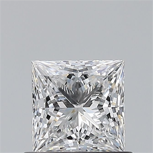 Picture of Natural Diamond 0.71 Carats, Princess with  Cut, E Color, VS2 Clarity and Certified by GIA