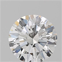 Natural Diamond 0.70 Carats, Round with Excellent Cut, G Color, IF Clarity and Certified by GIA