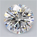 Del inventario de diamantes de laboratorio, 4.07 quilates, Redondo , Color E, claridad VS1 y certificado GIA