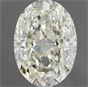 Natural Diamond 1.41 Carats, Oval with  Cut, J Color, VVS2 Clarity and Certified by IGI