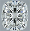 Natural Diamond 2.70 Carats, Cushion with  Cut, H Color, VS2 Clarity and Certified by GIA