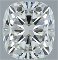 Natural Diamond 2.70 Carats, Cushion with  Cut, H Color, VS2 Clarity and Certified by GIA
