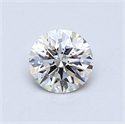 Diamante Natural 0.59 quilates, Redondo , Color F, claridad SI1 y certificado GIA