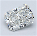 Natural Diamond 3.02 Carats, Radiant with  Cut, G Color, VS1 Clarity and Certified by GIA