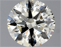 Natural Diamond 1.31 Carats, Round with Excellent Cut, L Color, SI2 Clarity and Certified by GIA