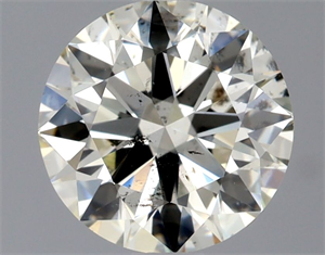 Picture of Natural Diamond 1.31 Carats, Round with Excellent Cut, L Color, SI2 Clarity and Certified by GIA