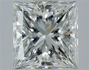 Picture of Natural Diamond 1.50 Carats, Princess with  Cut, H Color, VS1 Clarity and Certified by GIA