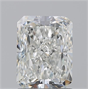 Natural Diamond 1.70 Carats, Radiant with  Cut, H Color, VVS2 Clarity and Certified by GIA