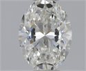 Natural Diamond 0.70 Carats, Oval with  Cut, F Color, VS1 Clarity and Certified by GIA