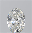 Diamante Natural 0.90 quilates, Ovalado , Color G, claridad VVS1 y certificado GIA