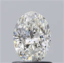 Diamante Natural 0.77 quilates, Ovalado , Color G, claridad VS2 y certificado GIA