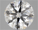 Diamante Natural 2.81 quilates, Redondo , Color E, claridad VVS2 y certificado GIA