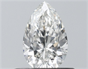 Natural Diamond 0.40 Carats, Pear with  Cut, H Color, VS1 Clarity and Certified by GIA
