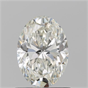 Natural Diamond 0.90 Carats, Oval with  Cut, I Color, VS2 Clarity and Certified by GIA