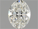 Natural Diamond 0.90 Carats, Oval with  Cut, G Color, VS2 Clarity and Certified by GIA